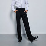 Black Pleat Game Pants
