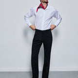 Black Pleat Game Pants
