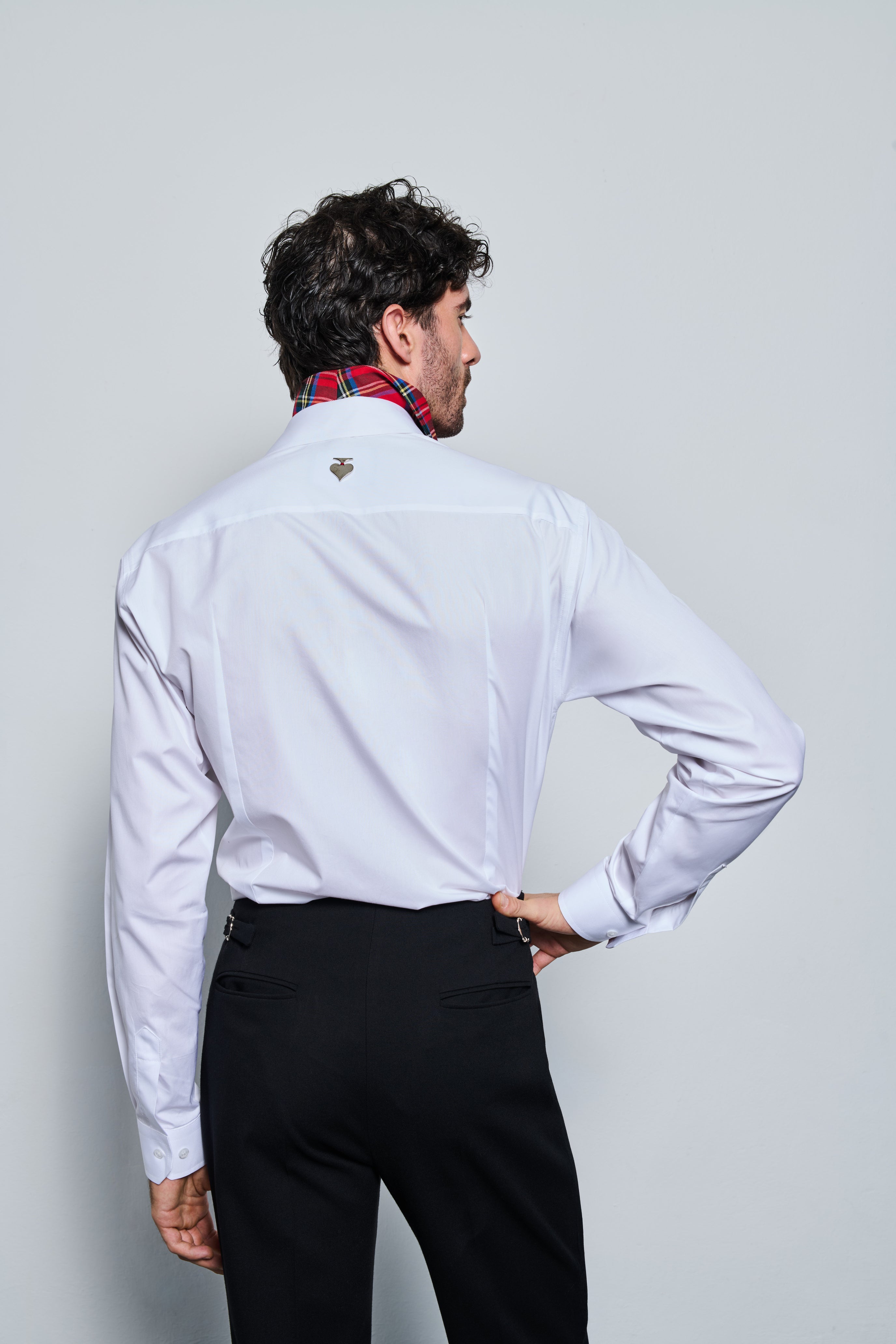 Black Pleat Game Pants
