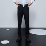 The Leather Pleated Pants
