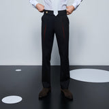 The Leather Pleated Pants
