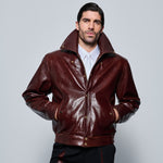 His Thoughts Leather Jacket
