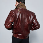 His Thoughts Leather Jacket
