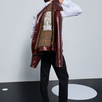 His Thoughts Leather Jacket
