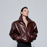 Her Thoughts Leather Jacket
