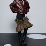 Her Thoughts Leather Jacket
