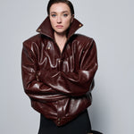 Her Thoughts Leather Jacket
