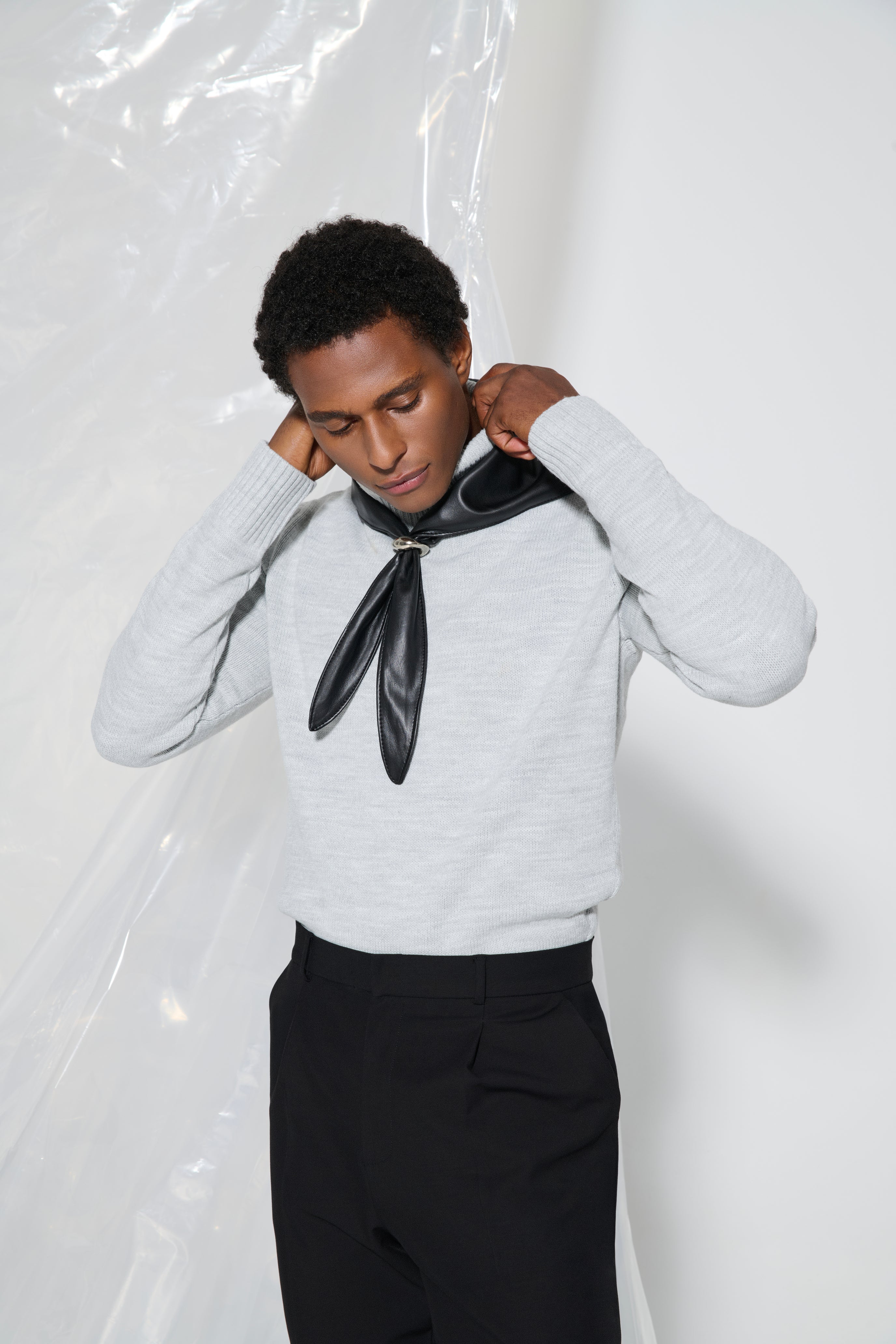 His Nod Grey Sweater
