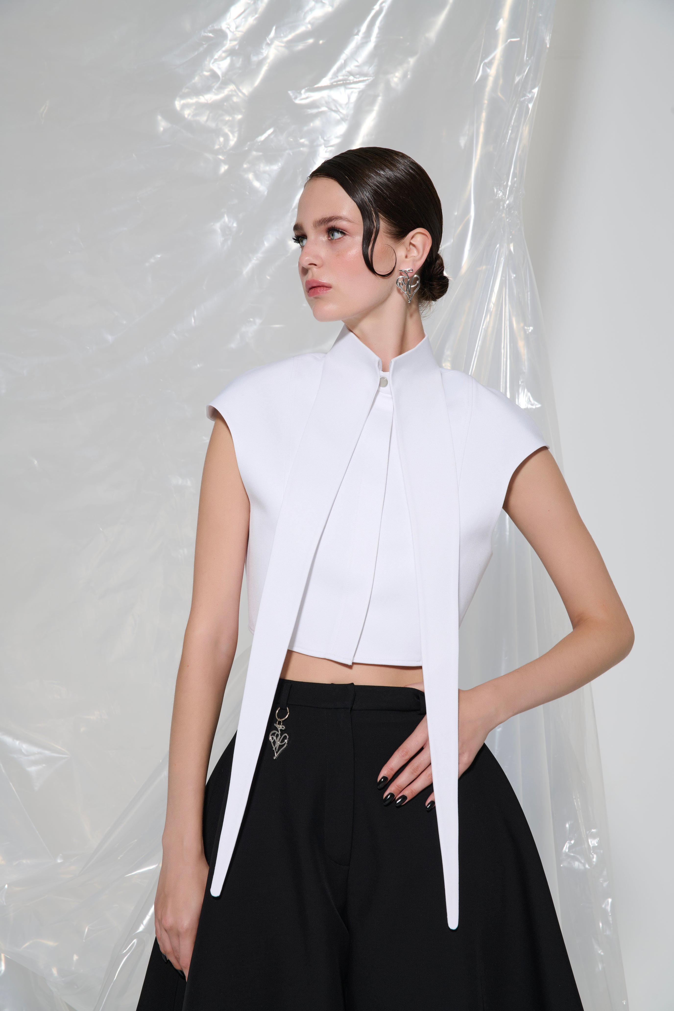 Sa chemise de pensées de mesure
