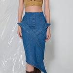Denim Blazer Skirt
