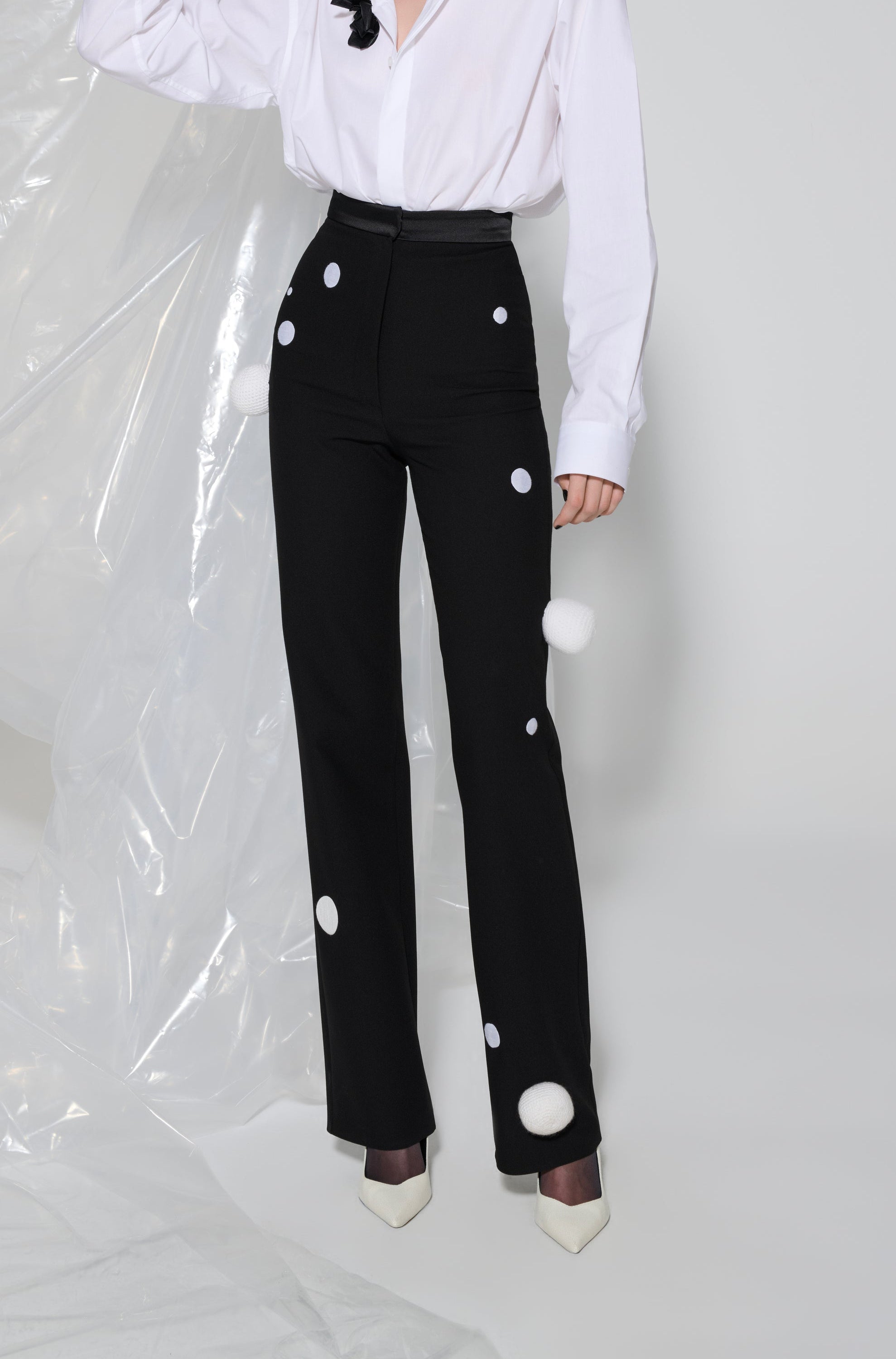 Pantalon à double ceinture
