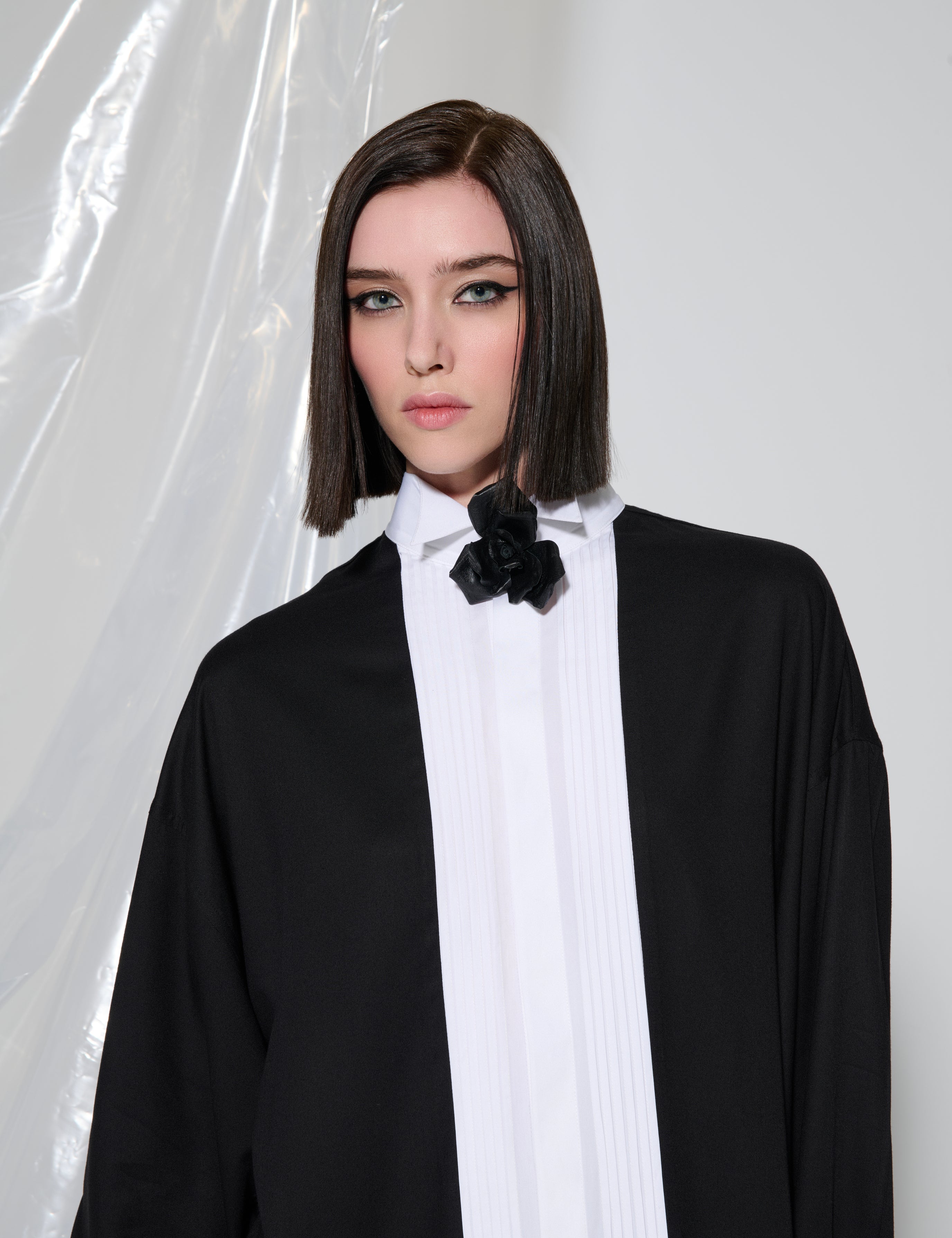Her Black And White Methodology Shirt
