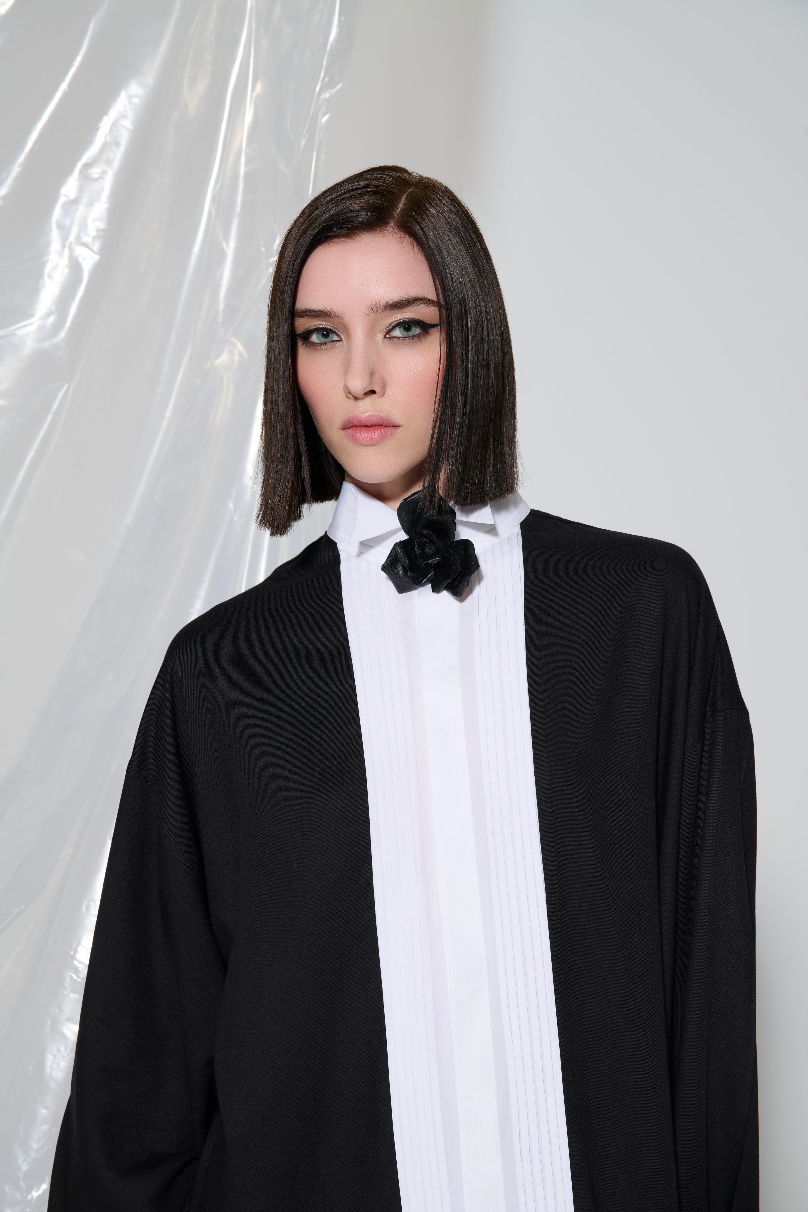 Her Black And White Methodology Shirt
