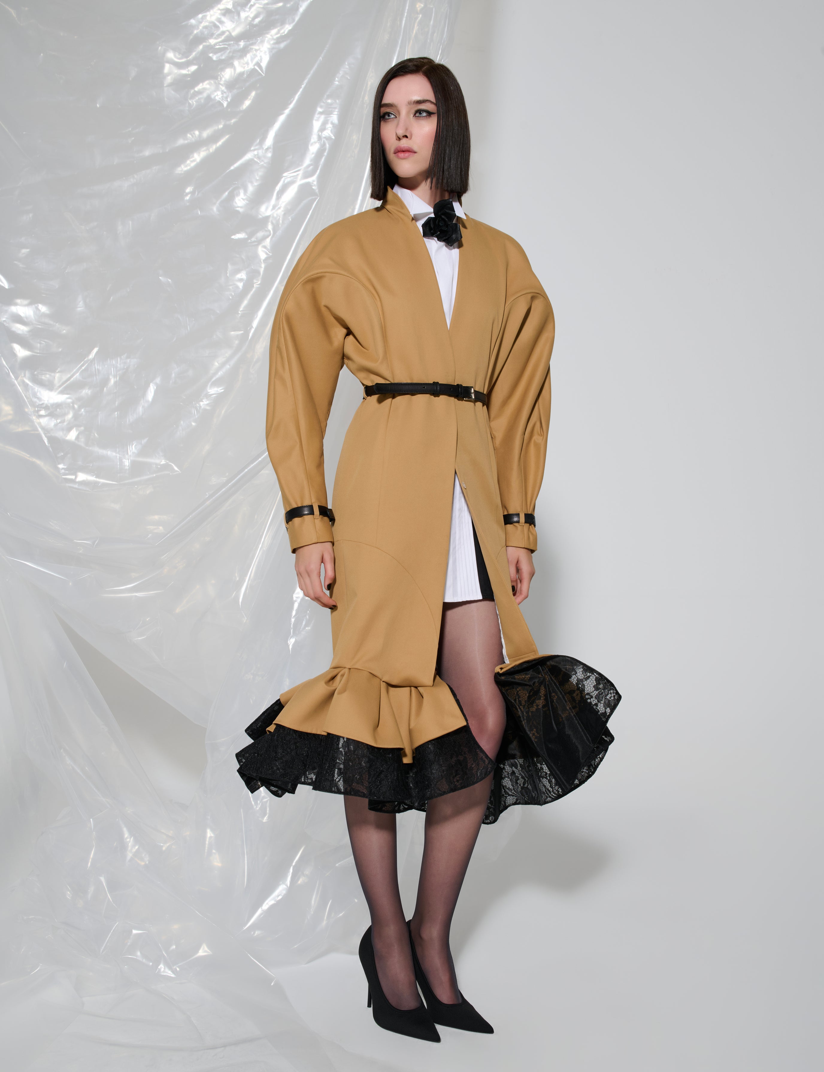 Her Other Side Trench Coat
