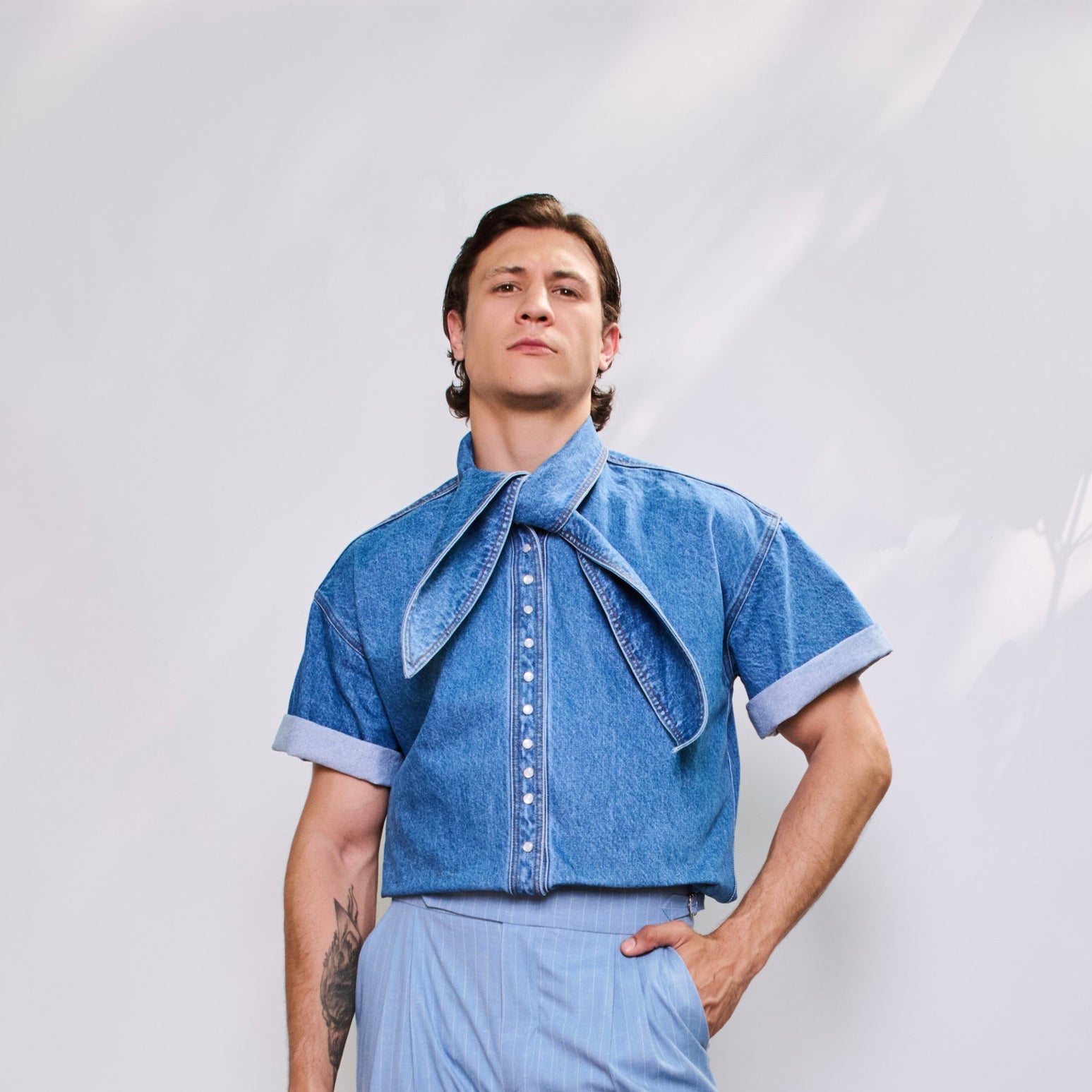 His Nod Denim Shirt
