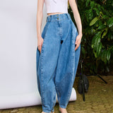 Denim Banana Pants
