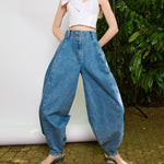 Denim Banana Pants
