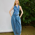 Denim Banana Pants
