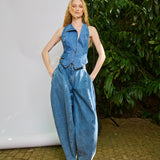 Denim Banana Pants

