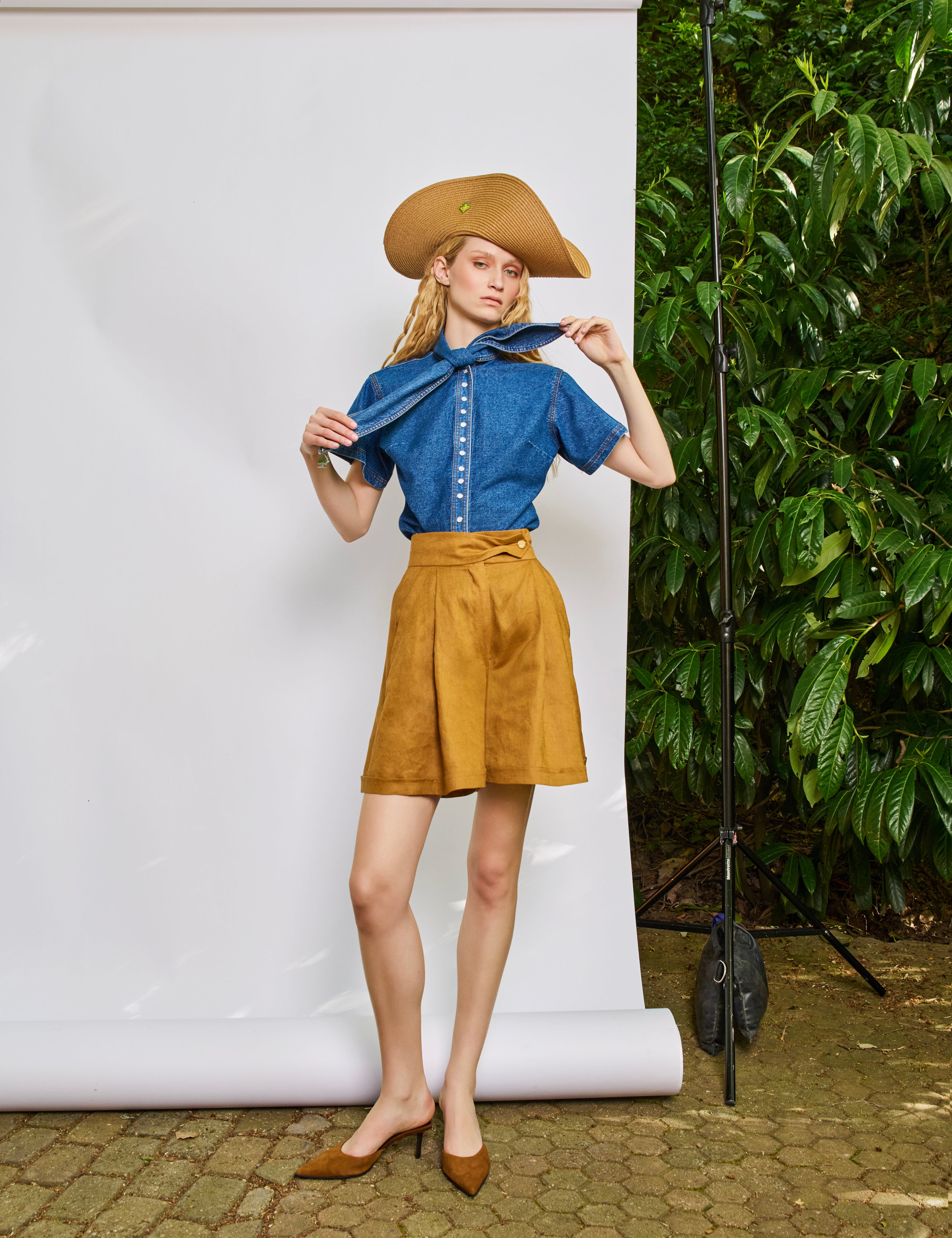 Her Nod Denim Shirt
