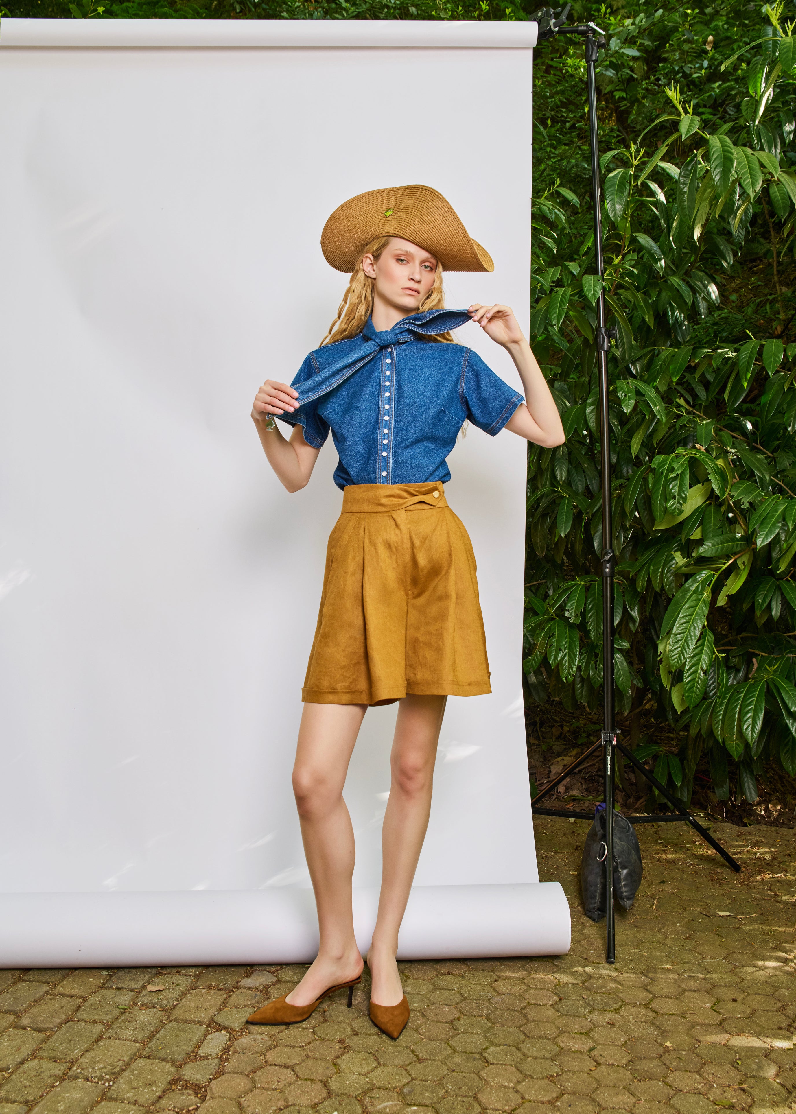 Her Nod Denim Shirt
