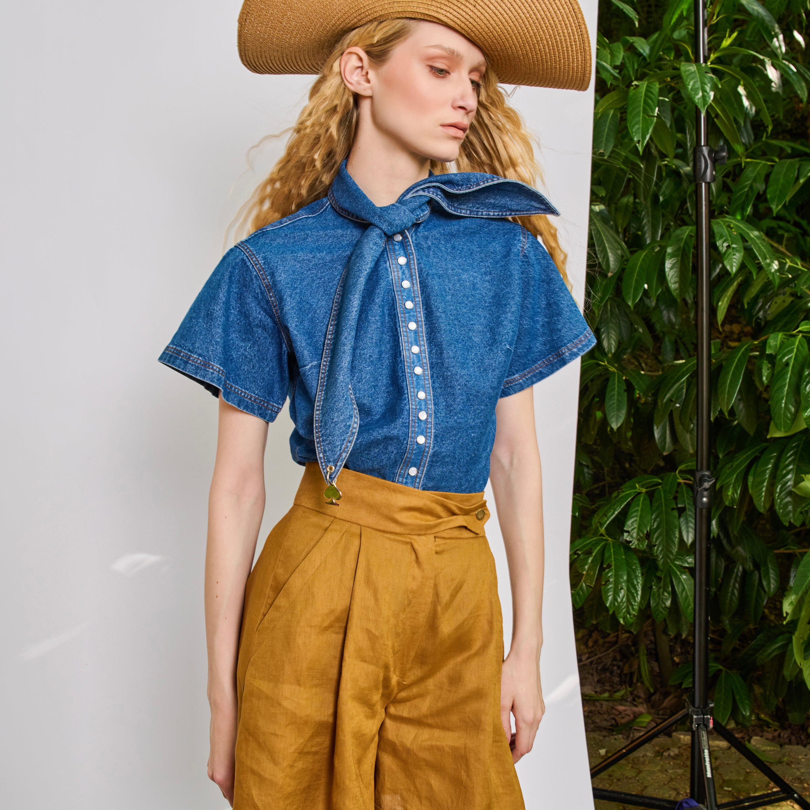Her Nod Denim Shirt
