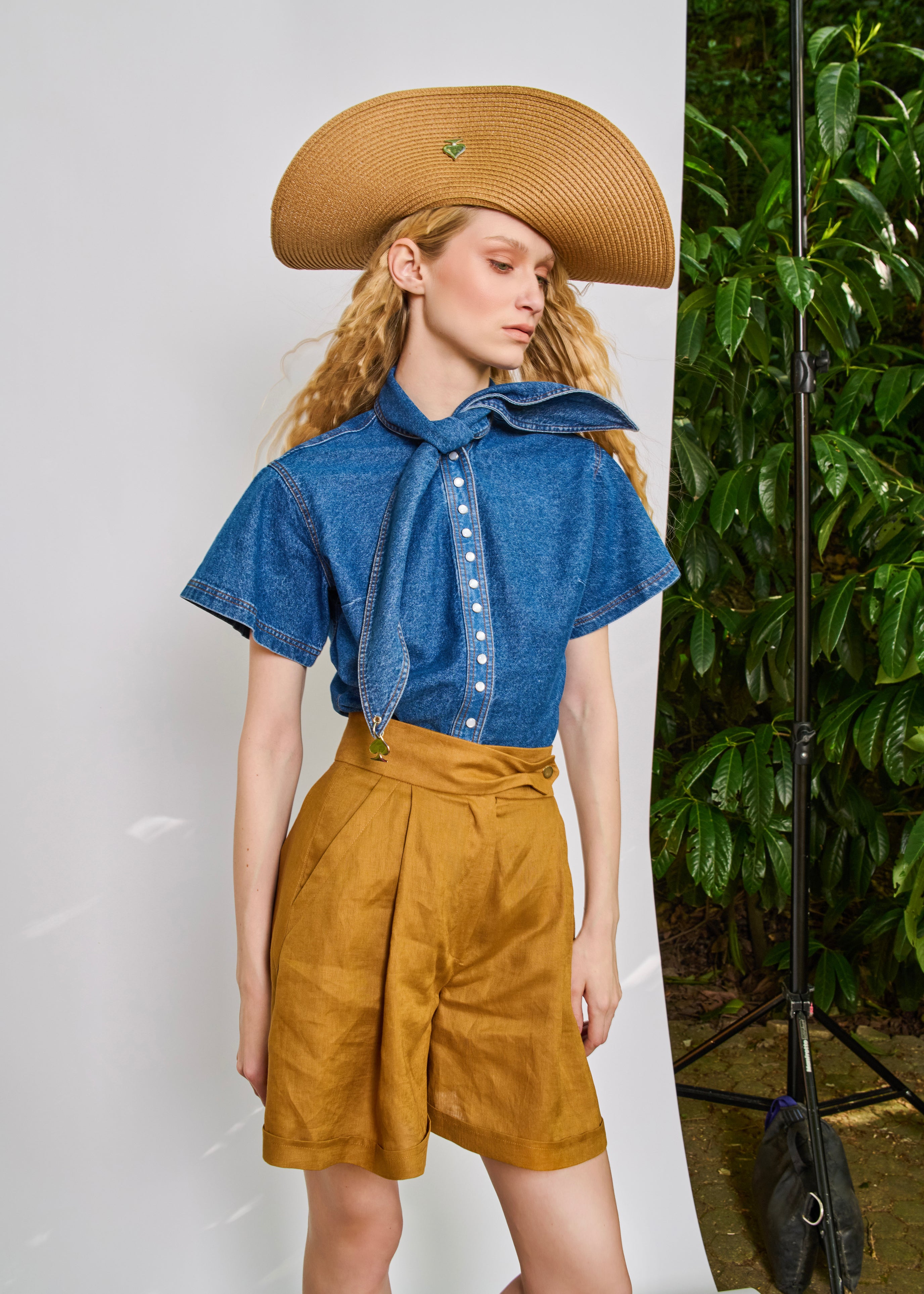 Her Nod Denim Shirt
