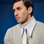 The White Collar Sweater
