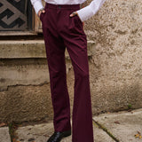 Burgundy Pants
