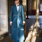 Le Denim Trench Coat
