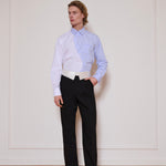 His White Collar Pants
