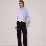 His White Collar Pants
