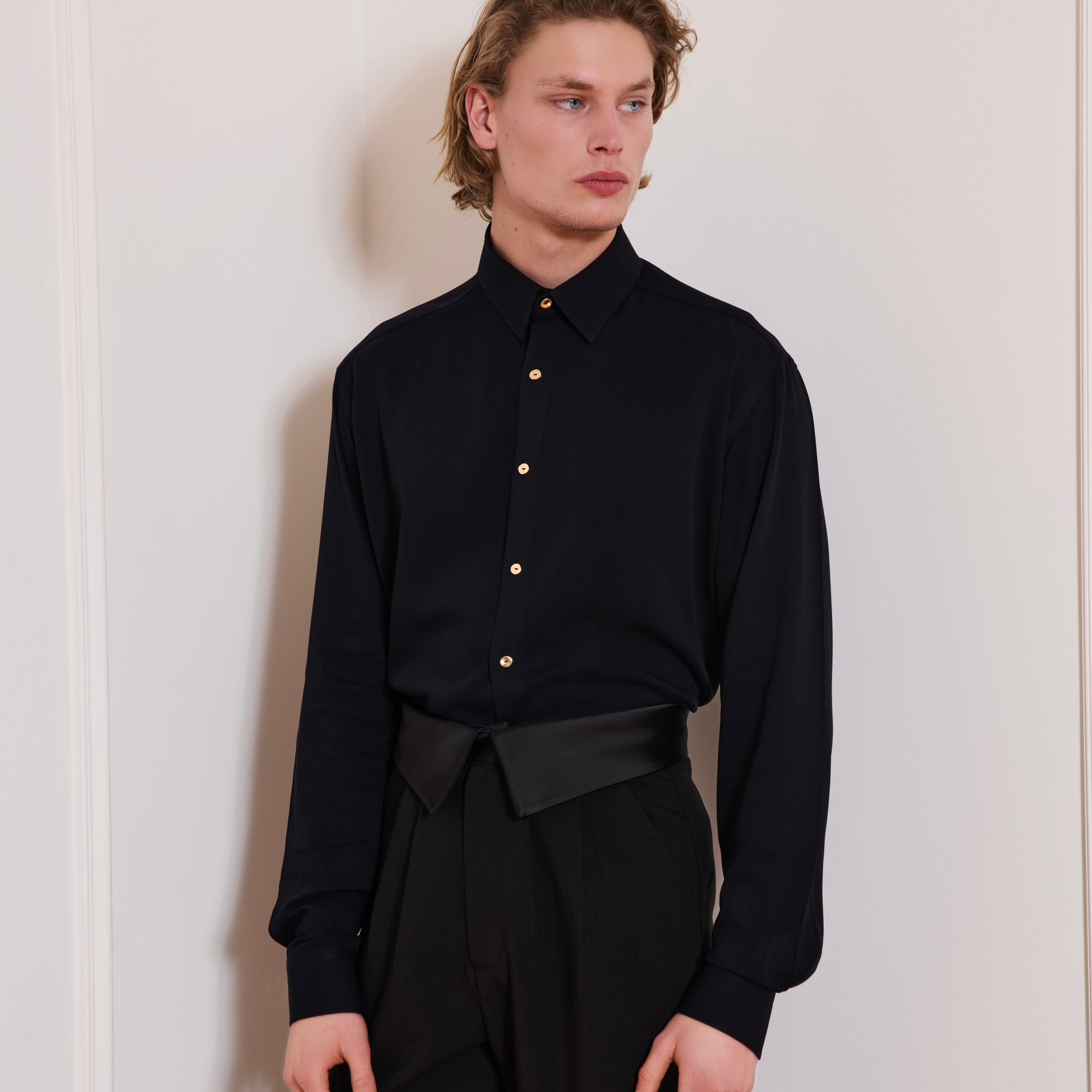 The Golden Buttoned Shirt
