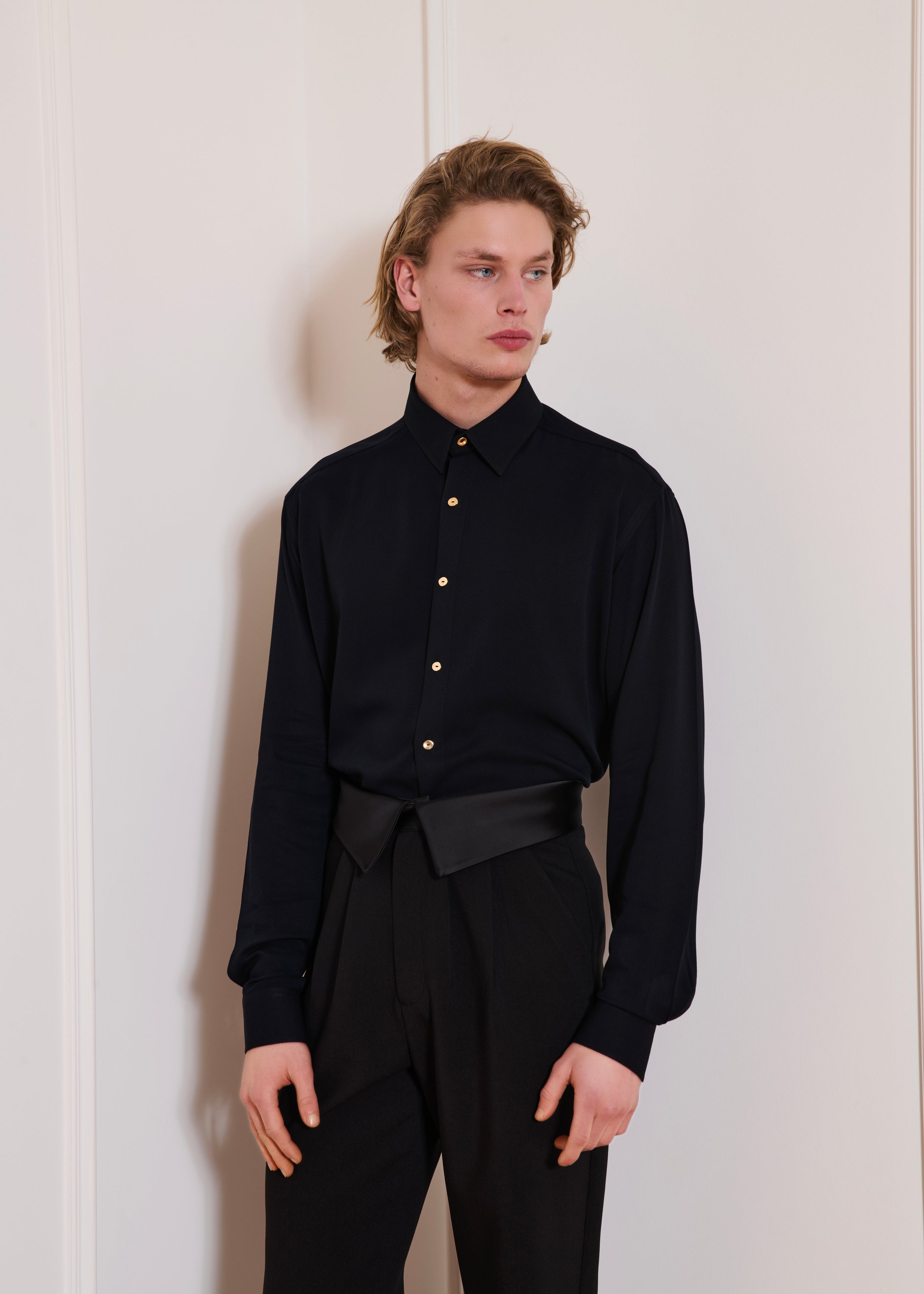 The Golden Buttoned Shirt
