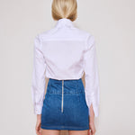 La Denim Mini Skirt
