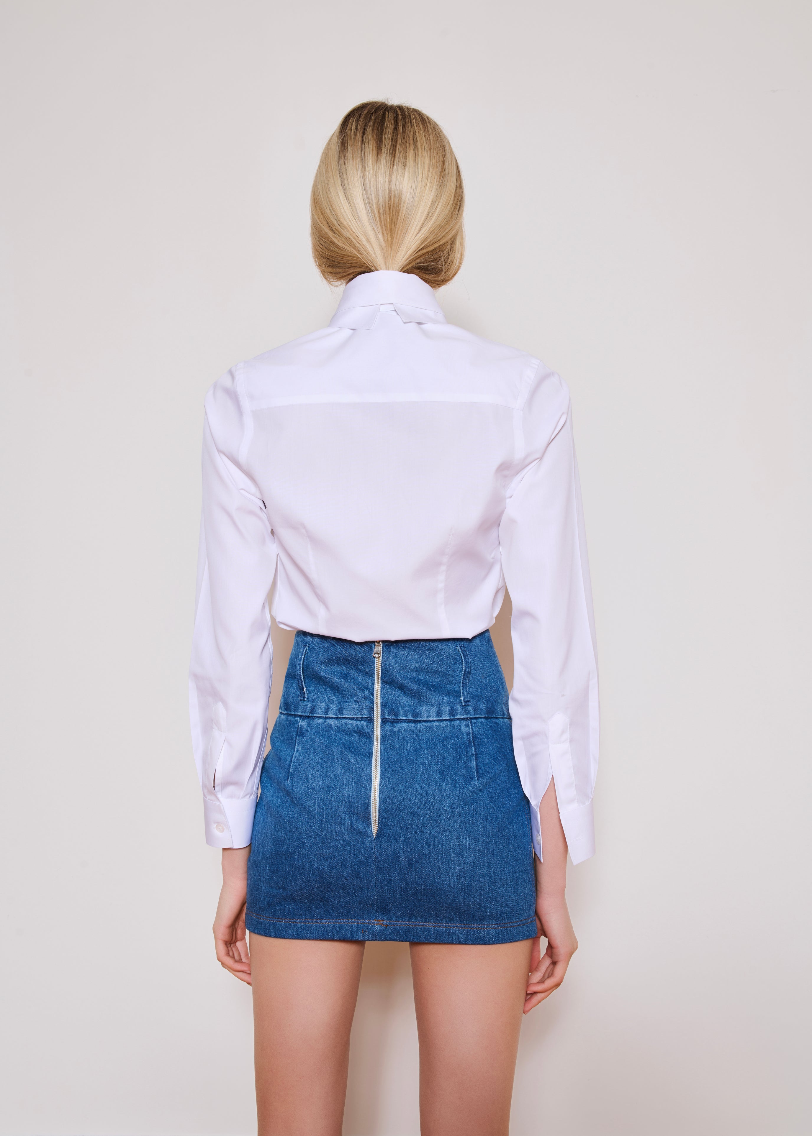 La Denim Mini Skirt
