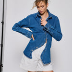 Her Denim Off-Side Shirt
