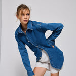 Her Denim Off-Side Shirt
