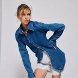 Her Denim Off-Side Shirt
