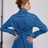 Her Denim Off-Side Shirt
