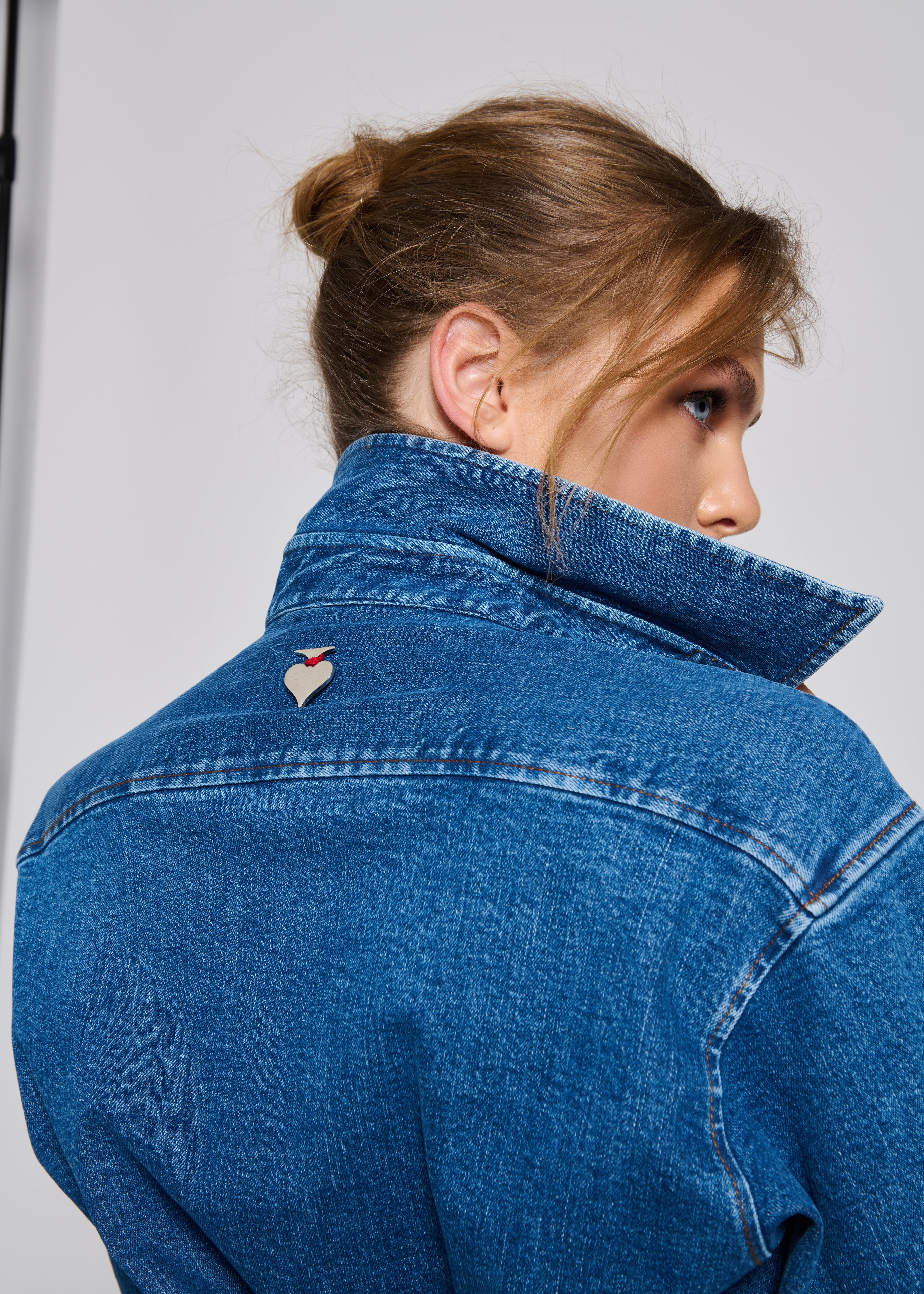 Her Denim Off-Side Shirt
