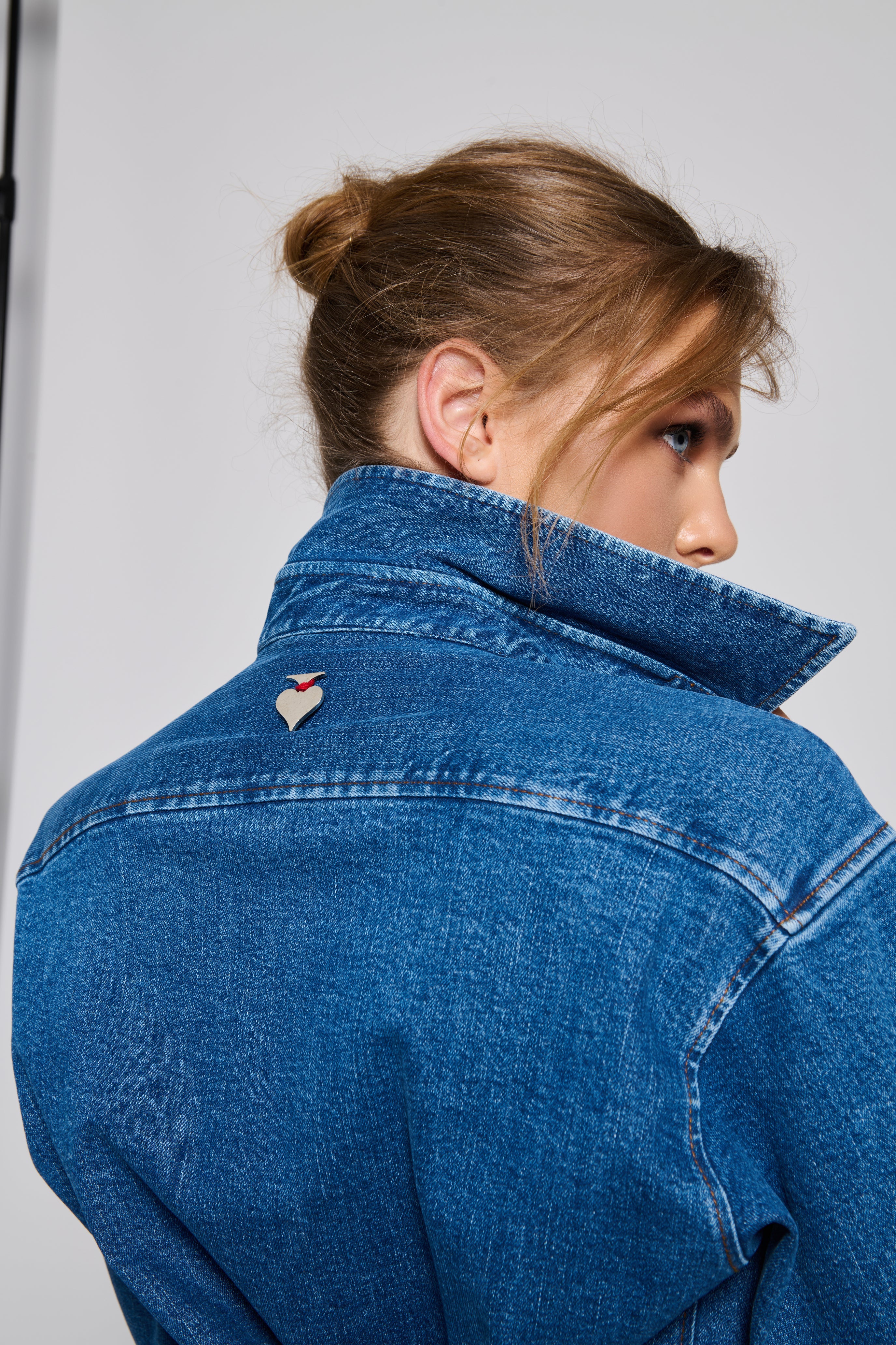 Her Denim Off-Side Shirt
