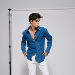 His Denim Off-Side Shirt
