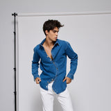 His Denim Off-Side Shirt
