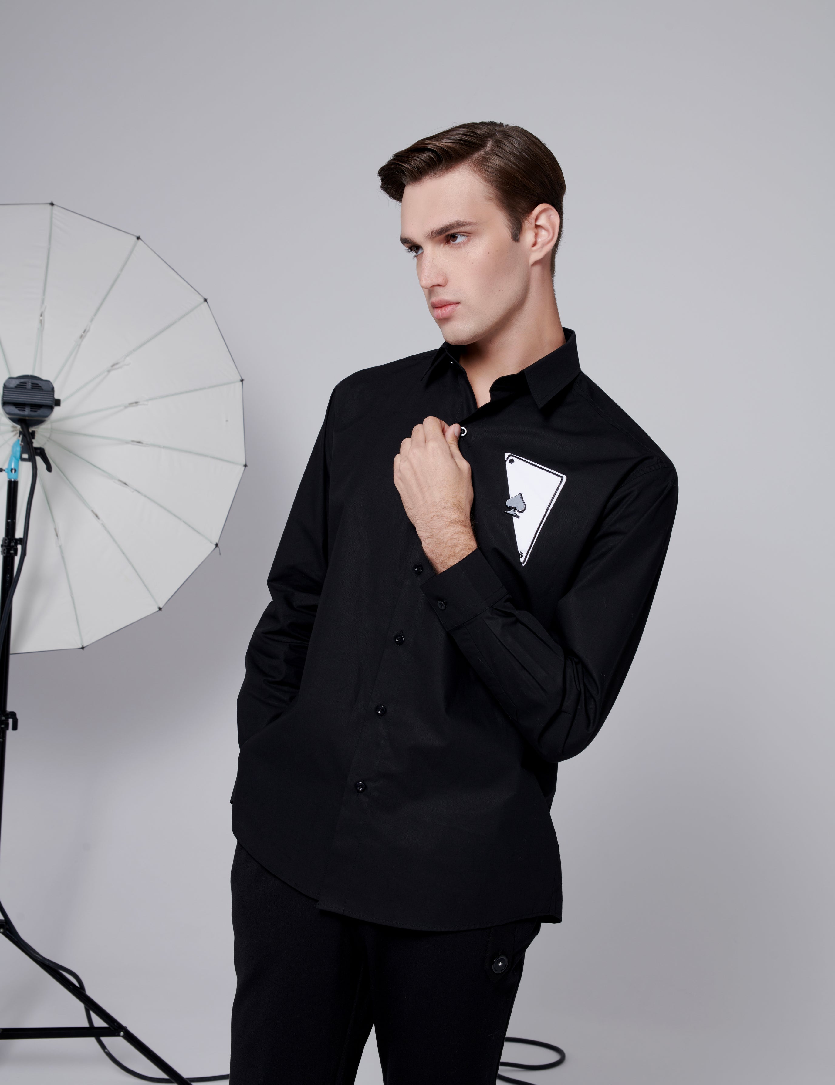 Slit Ace Shirt
