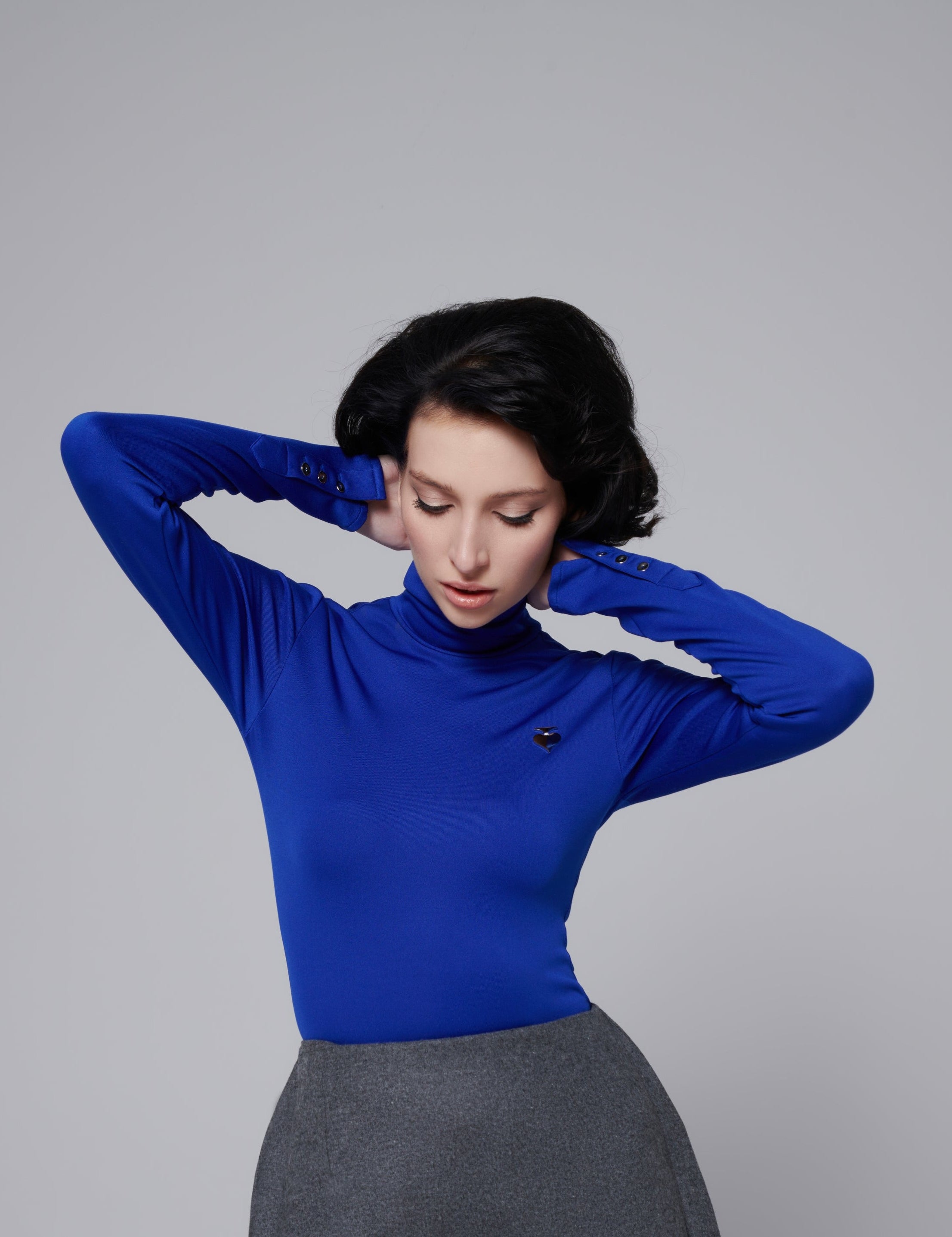 The Blue Turtleneck
