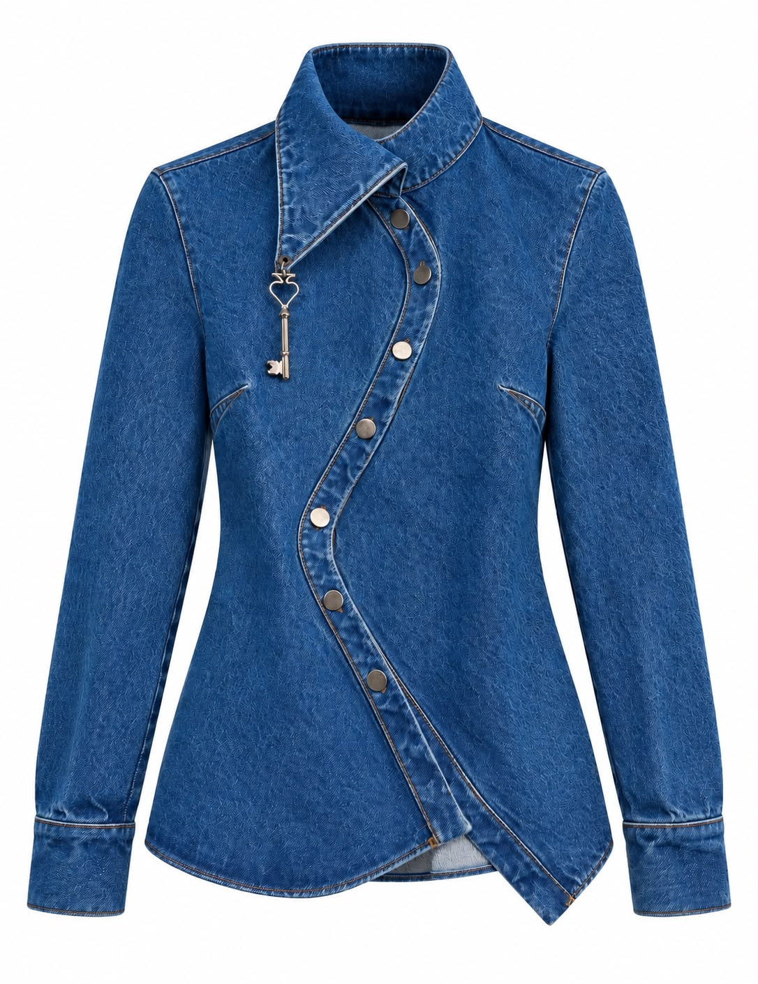 The Key Accent Denim Shirt
