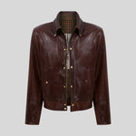 Her Thoughts Leather Jacket
