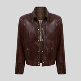 Her Thoughts Leather Jacket
