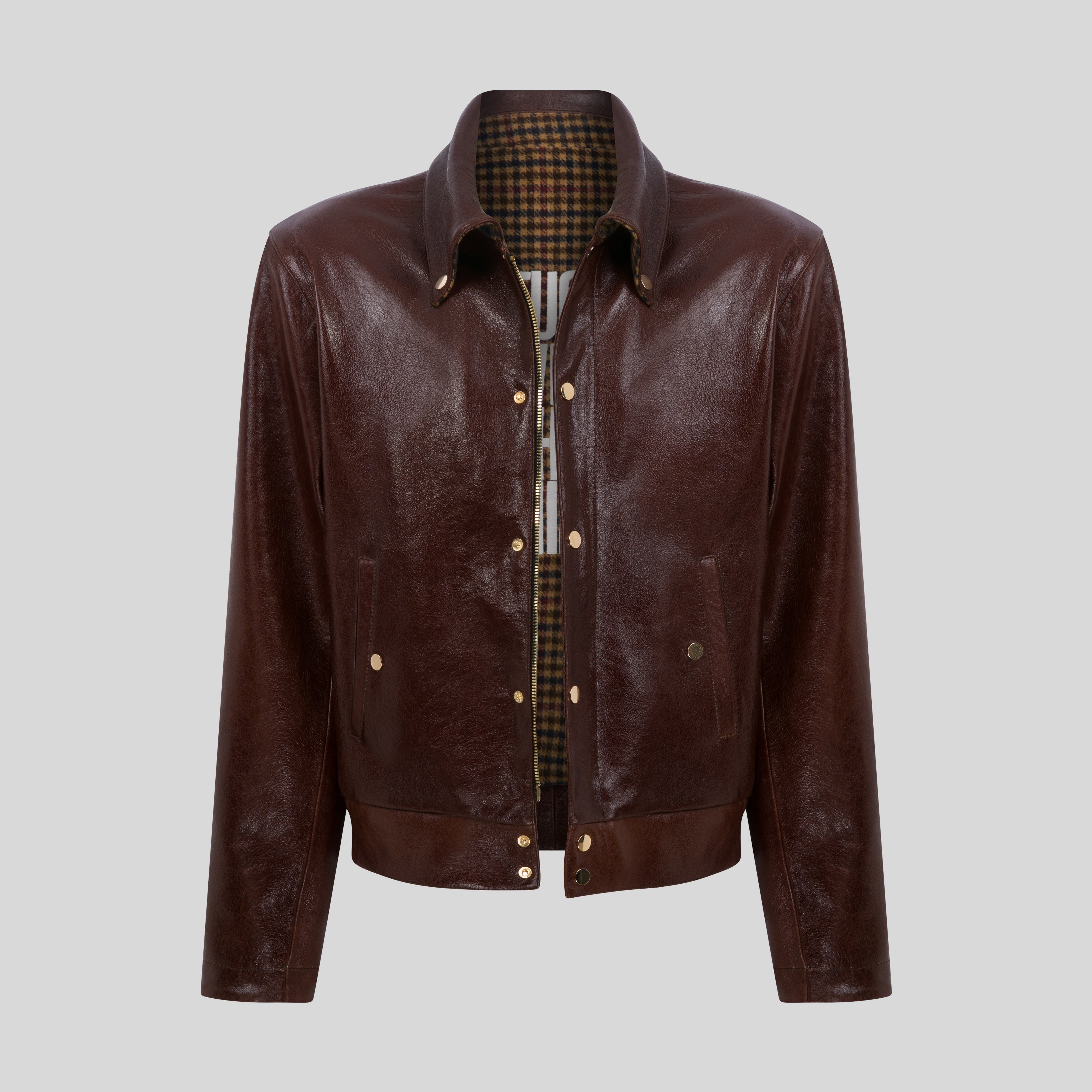 Her Thoughts Leather Jacket
